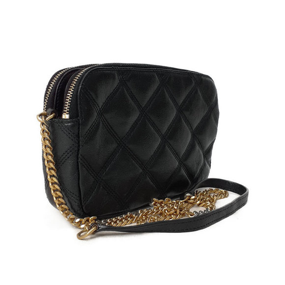 Saint Laurent Paris Becky Double Zip Pouch Chain Shoulder Bag - Picture 2 of 9